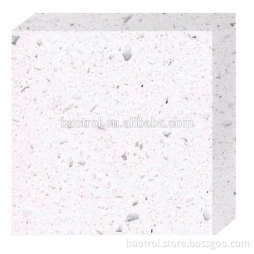 Hard enough 15mm artificial quartz/quartz stone slab/colored quartz stone